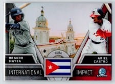 2024 Bowman Chrome International Impact Ariel Castro / Brando Mayea #II-10 card
