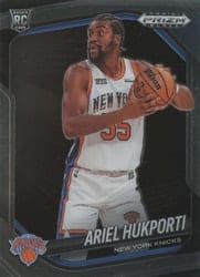 2024-25 Panini Prizm Black Base Set Ariel Hukporti #244 card
