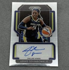 2022 Panini Prizm WNBA Signatures Arike Ogunbowale #SG-AOG card