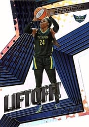 2022 Panini Revolution WNBA Liftoff! Arike Ogunbowale #7 card