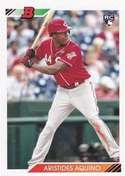2020 Bowman Heritage Base Set Aristides Aquino #79 card