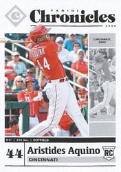 2020 Panini Chronicles Base Set Aristides Aquino #34 card