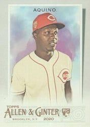 2020 Topps Allen & Ginter Base Set Aristides Aquino #97 card