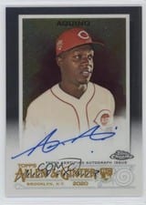 2020 Topps Allen & Ginter Chrome Autographs Aristides Aquino #ACG-AA card