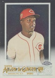 2020 Topps Allen & Ginter Chrome Base Set Aristides Aquino #97 card