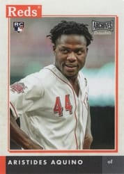 2020 Topps Archives Snapshots Base Set Aristides Aquino #AS-AAQ card