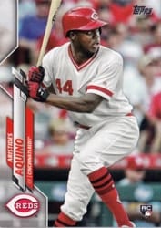 2020 Topps Base Set Aristides Aquino #20 card