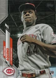2020 Topps Base Set Aristides Aquino #20c card