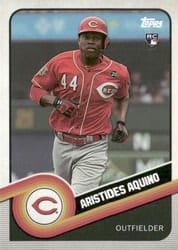 2020 Topps Brooklyn Collection Base Set Aristides Aquino #42 card