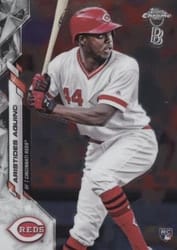 2020 Topps Chrome Ben Baller Edition Base Set Aristides Aquino #111 card