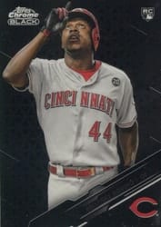 2020 Topps Chrome Black Base Set Aristides Aquino #37 card