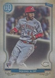 2020 Topps Gypsy Queen Base Set Aristides Aquino #35 card