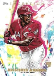 2020 Topps Inception Base Set Aristides Aquino #45 card