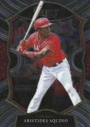 2021 Panini Select Base Set Aristides Aquino #93 card