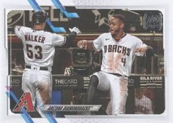 2021 Topps Base Set Arizona Diamondbacks #287 card