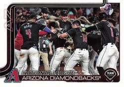 2025 Topps Base Set Arizona Diamondbacks #466 card