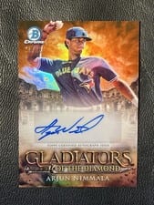 2024 Bowman Chrome Gladiators of the Diamond Autographs Arjun Nimmala #GDA-AN card