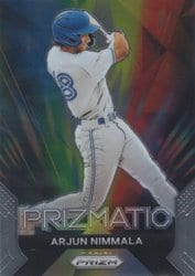 2024 Panini Prizm Prizmatic Arjun Nimmala #23 card