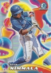 2025 Bowman Chrome Melt Mashers Arjun Nimmala #MM-1 card