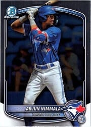 2025 Bowman Chrome Prospects Arjun Nimmala #BCP-228 card