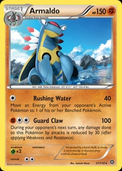 Steam Siege Armaldo #57 card