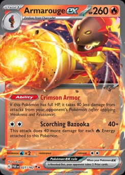 Paradox Rift Armarouge ex #27 card