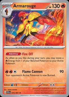 Paldean Fates Armarouge #15 card