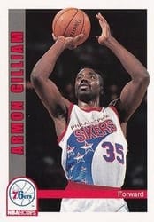 1992-93 Hoops Base Set Armon Gilliam #173 card