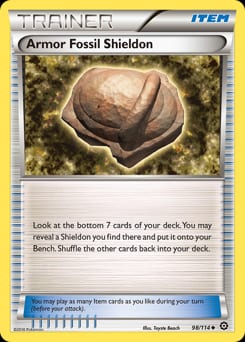Steam Siege Armor Fossil Shieldon #98 card