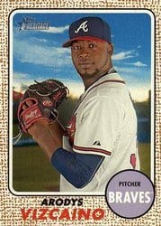 2017 Topps Heritage Base Set Arodys Vizcaino #43 card
