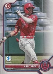 2022 Bowman 1st Edition Base Set Arol Vera #BPPF-101 card