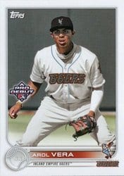 2022 Topps Pro Debut Base Set Arol Vera #PD-141