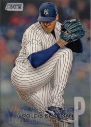 2018 Stadium Club Base Set Aroldis Chapman #182 card