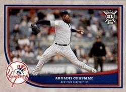 2018 Topps Big League Base Set Aroldis Chapman #76 card