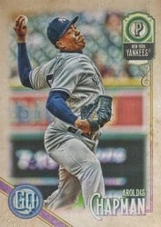 2018 Topps Gypsy Queen Base Set Aroldis Chapman #54 card
