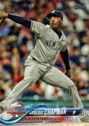 2018 Topps Update Base Set Aroldis Chapman #US219 card