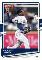 2020 Donruss Base Set Aroldis Chapman #85 card