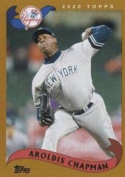2020 Topps Archives Base Set Aroldis Chapman #257 card