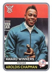 2020 Topps Big League Base Set Aroldis Chapman #278 card