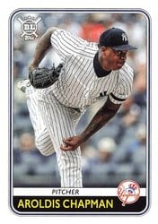2020 Topps Big League Base Set Aroldis Chapman #71 card