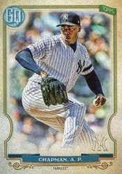 2020 Topps Gypsy Queen Base Set Aroldis Chapman #213 card