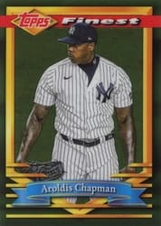 2021 Finest Flashbacks Base Set Aroldis Chapman #200 card