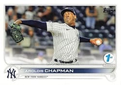 2022 Topps 1st Edition Base Set Aroldis Chapman #142 card