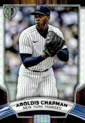 2022 Topps Tribute Base Set Aroldis Chapman #65 card