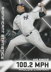 2023 Topps Significant Statistics Aroldis Chapman #SS-20 card