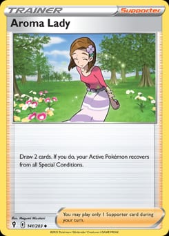 Evolving Skies Aroma Lady #141 card