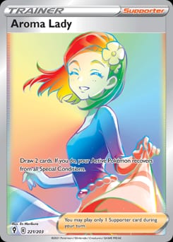 Evolving Skies Aroma Lady #221 card