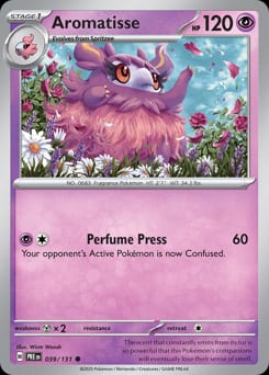 Prismatic Evolutions Aromatisse #39 card