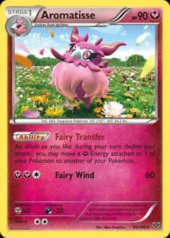 2014 XY Aromatisse #93 card