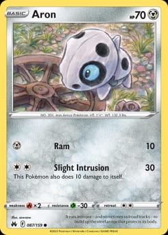 Crown Zenith Aron #87 card